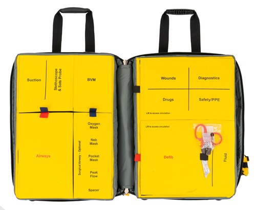 FIFA Medical Emergency Bag folded open